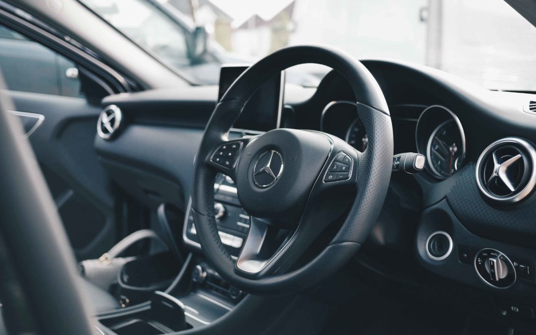 Dirección de un coche